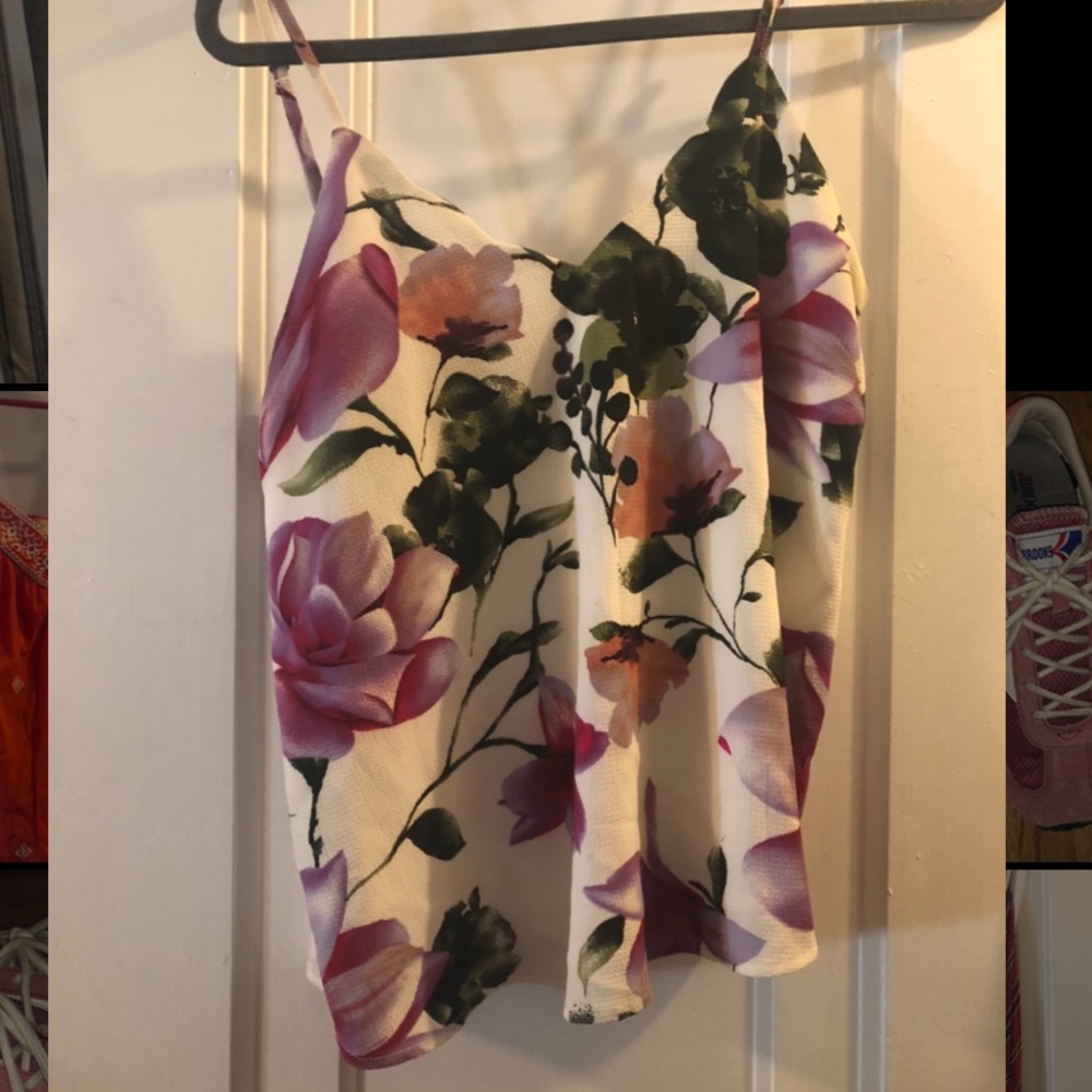 allison joy floral tank